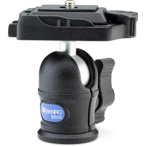 Benro BR0E Single Action Ball Head with Quick-Release Plate BR0E, Benro, BR0E, Single, Action, Ball, Head, with, Quick-Release, Plate, BR0E