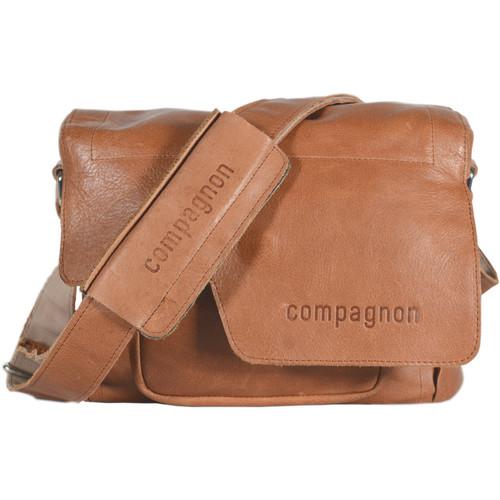compagnon Messenger Camera & Laptop Bag (Light Brown) 101