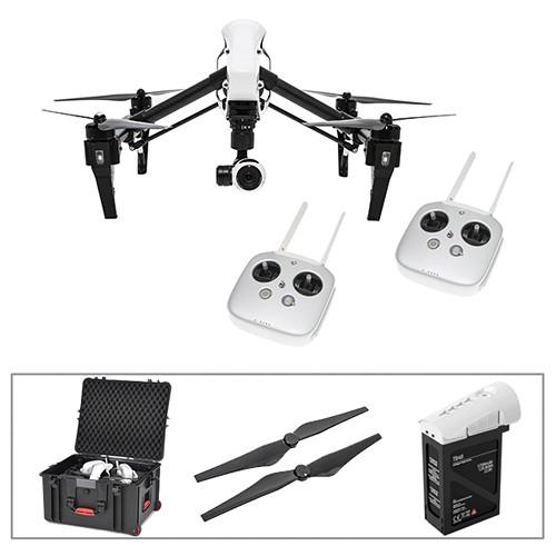 DJI Inspire 1 Bundle with Spare Battery, Spare Props, and Hard, DJI, Inspire, 1, Bundle, with, Spare, Battery, Spare, Props, Hard