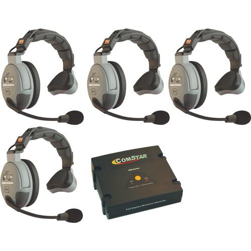 Eartec COMSTAR XT-4S 4-User Full Duplex Wireless Intercom XT-4S