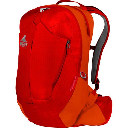 Gregory Miwok 24 Compact Backpack (24 L, Tropical Orange), Gregory, Miwok, 24, Compact, Backpack, 24, L, Tropical, Orange,