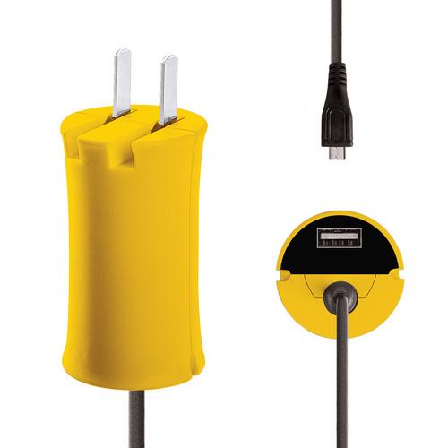 iJOY Micro-USB Wall Charger Set (Yellow) WCST- MCLT- YLW, iJOY, Micro-USB, Wall, Charger, Set, Yellow, WCST-, MCLT-, YLW,