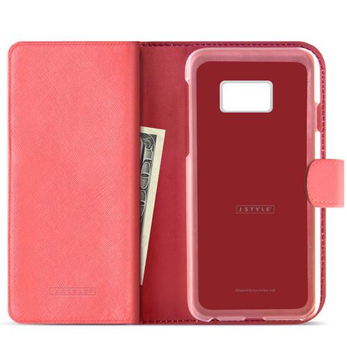 iLuv Jstyle Runway Leather Wallet Case for Galaxy S6 SS6JSTRPN, iLuv, Jstyle, Runway, Leather, Wallet, Case, Galaxy, S6, SS6JSTRPN