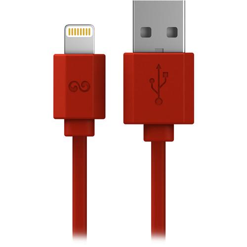 iWALK Lightning Charge & Sync Cable (3.3', Red) CST003I-008A, iWALK, Lightning, Charge, &, Sync, Cable, 3.3', Red, CST003I-008A