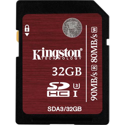 Kingston 256GB UHS-1 SDXC Memory Card (Class-10) SDA3/256GB