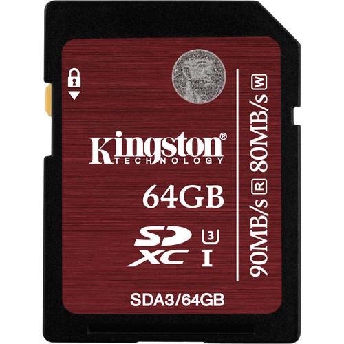 Kingston 256GB UHS-1 SDXC Memory Card (Class-10) SDA3/256GB, Kingston, 256GB, UHS-1, SDXC, Memory, Card, Class-10, SDA3/256GB,