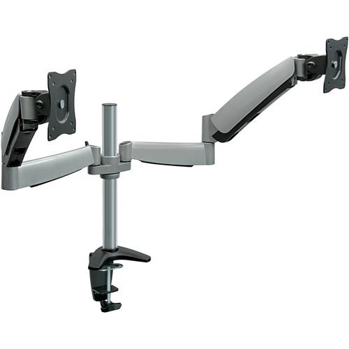 Mount-It! Height-Adjustable Monitor Desk Mount with Dual MI-7C24