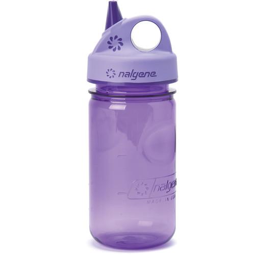 Nalgene 2182-8012 Grip 'n Gulp Bottle (12 oz, Purple) 2182-8012