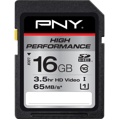 PNY Technologies 16GB High Performance SDHC P-SDH16GU165G-GE, PNY, Technologies, 16GB, High, Performance, SDHC, P-SDH16GU165G-GE,