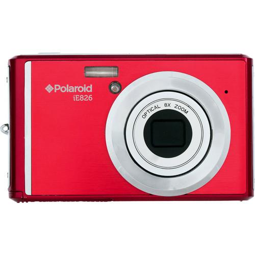 Polaroid  iE826 Digital Camera (Red) IE826-RED, Polaroid, iE826, Digital, Camera, Red, IE826-RED, Video