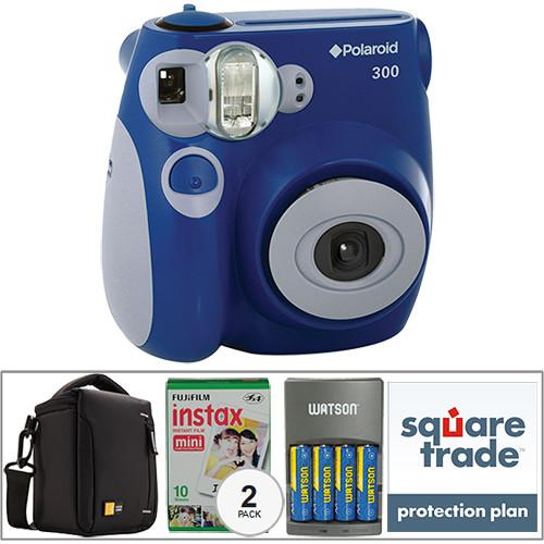 Polaroid Pic-300 Instant Film Camera Basic Kit (Red)