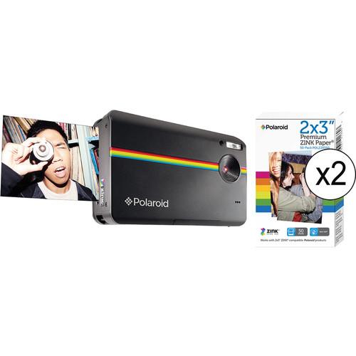 Polaroid Z2300 Instant Digital Camera Kit with 100 Sheets of, Polaroid, Z2300, Instant, Digital, Camera, Kit, with, 100, Sheets, of,