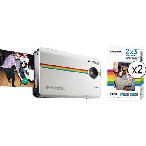 Polaroid Z2300 Instant Digital Camera Kit with 100 Sheets of, Polaroid, Z2300, Instant, Digital, Camera, Kit, with, 100, Sheets, of,