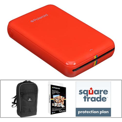 Polaroid  ZIP Mobile Printer Basic Kit (Red), Polaroid, ZIP, Mobile, Printer, Basic, Kit, Red, , Video