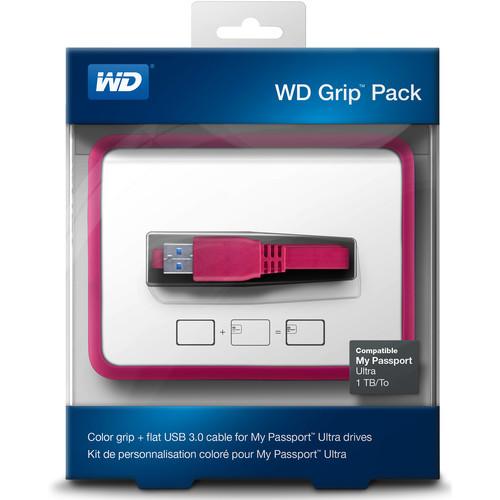 WD Grip Pack for 1TB My Passport Ultra (Smoke), WD, Grip, Pack, 1TB, My, Passport, Ultra, Smoke,