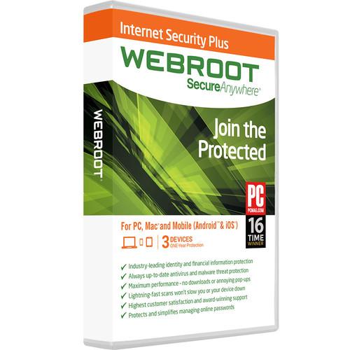 Webroot SecureAnywhere Internet Security Plus 667208492060, Webroot, SecureAnywhere, Internet, Security, Plus, 667208492060,