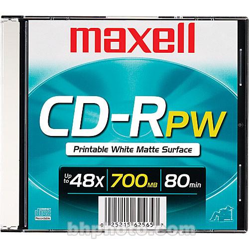 Maxell  CD-R 700MB Silver Inkjet Disc 648711, Maxell, CD-R, 700MB, Silver, Inkjet, Disc, 648711, Video