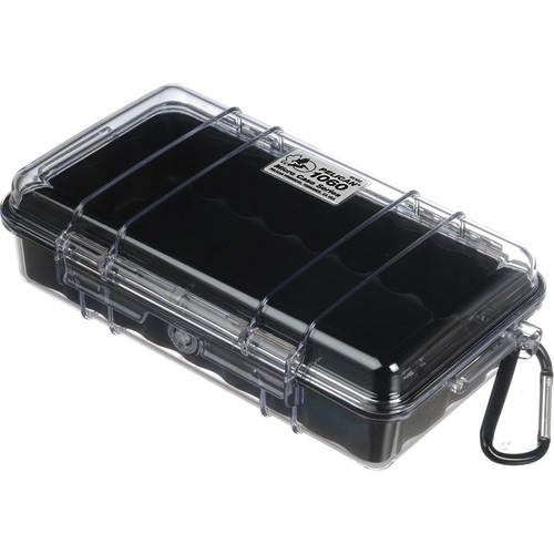 Pelican  1060 Clear Micro Case (Red) 1060-028-100