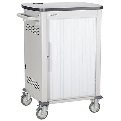 Black Box Adjustable-Shelf 36-Slot Charging Cart UCCSS-12-36T, Black, Box, Adjustable-Shelf, 36-Slot, Charging, Cart, UCCSS-12-36T