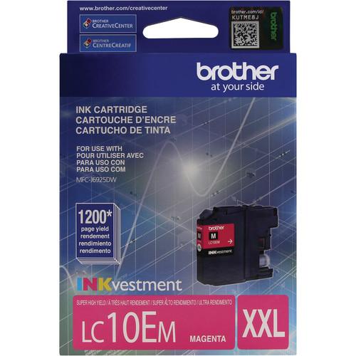 Brother LC10EBK INKvestment Super High Yield Black Ink LC10EBK