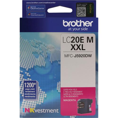 Brother LC20EM INKvestment Super High Yield Magenta Ink LC20EM