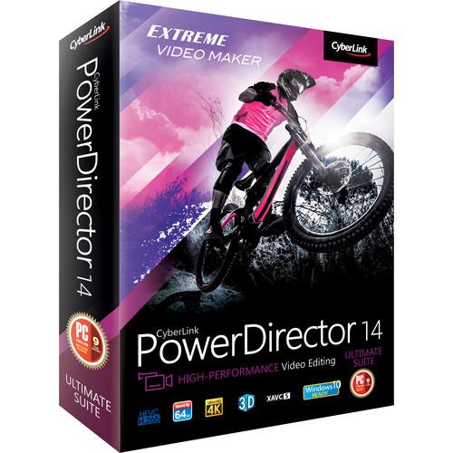 CyberLink PowerDirector 14 Ultra (Windows, DVD) PDR-EE00-RPU0-00, CyberLink, PowerDirector, 14, Ultra, Windows, DVD, PDR-EE00-RPU0-00