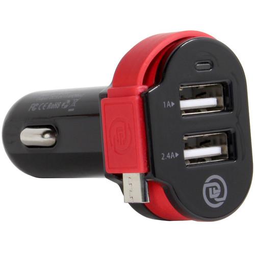 DIGITAL TREASURES ChargeIt! Dual Output Car Charger 09911PG