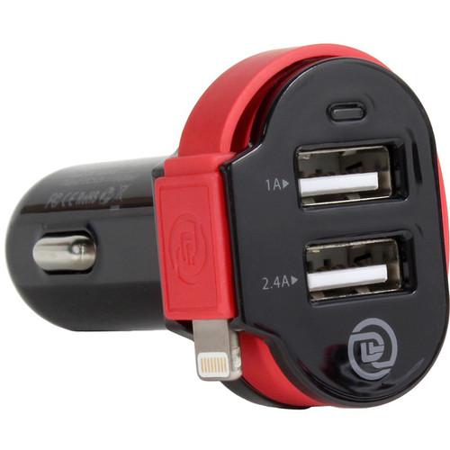DIGITAL TREASURES ChargeIt! Dual Output Car Charger 09912PG