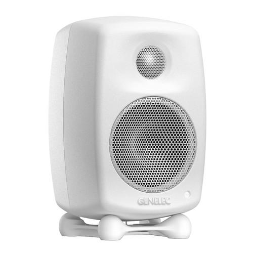 Genelec G One Two-Way Active Speaker (Single, White) G1AWM