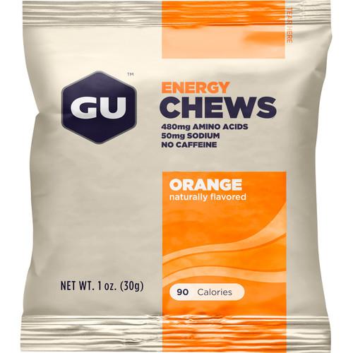 GU Energy Labs Energy Chews (24-Pack, Orange) GU-123218
