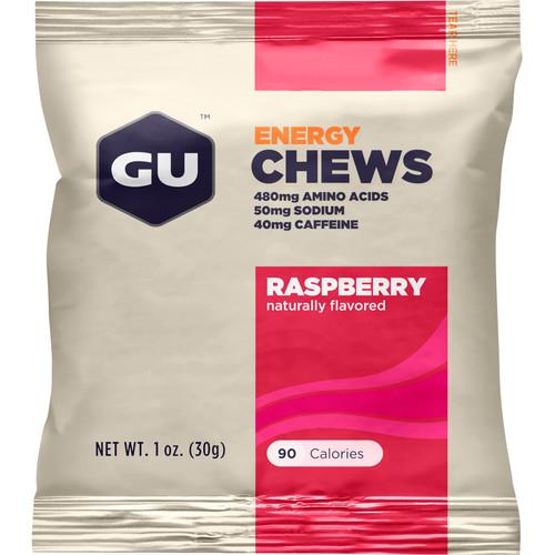 GU Energy Labs Energy Chews (24-Pack, Raspberry) GU-123222