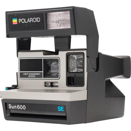 Impossible Polaroid 600 Square Instant Camera (Black) 1488, Impossible, Polaroid, 600, Square, Instant, Camera, Black, 1488,