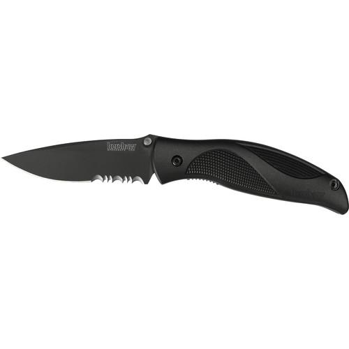 KERSHAW Blackout Folding Knife (Partially Serrated) 1550ST