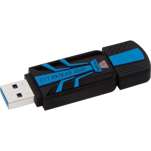 Kingston 32GB DataTraveler R3.0 G2 USB 3.0 Flash DTR30G2/32GB, Kingston, 32GB, DataTraveler, R3.0, G2, USB, 3.0, Flash, DTR30G2/32GB
