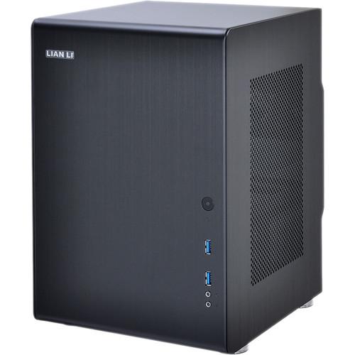 Lian Li PC-Q33B Mini Tower Desktop Case (Black) PC-Q33B