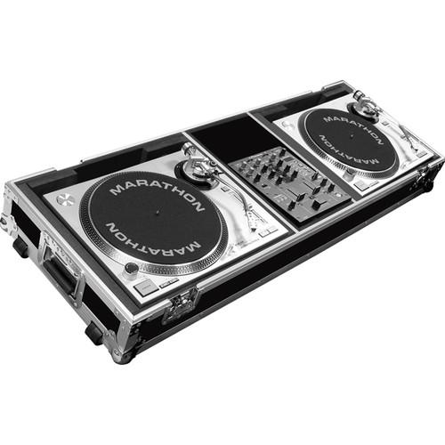 Marathon Battle-Style Coffin Case for 2 Turntables MA-DJ19WB