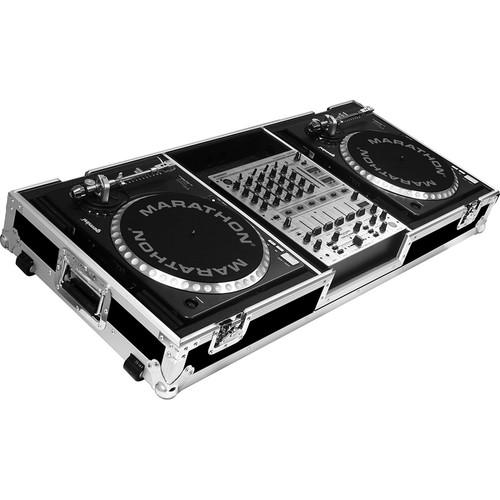 Marathon Battle-Style Coffin Case for 2 Turntables MA-DJ19WB, Marathon, Battle-Style, Coffin, Case, 2, Turntables, MA-DJ19WB,