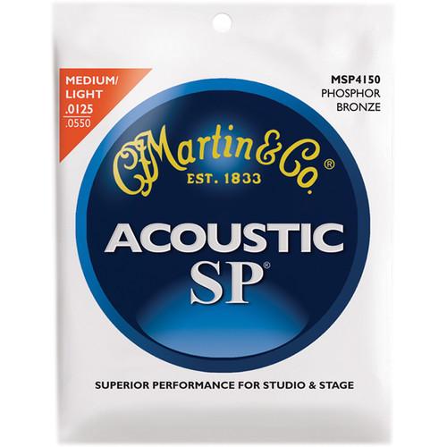 MARTIN Acoustic SP Phosphor Bronze Guitar Strings MSP4100PK3