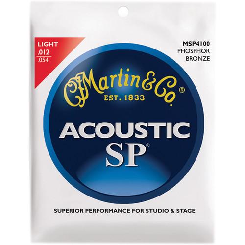 MARTIN Acoustic SP Phosphor Bronze Guitar Strings MSP4100PK3