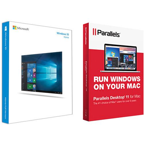 Microsoft Windows 10 Pro 32-bit Kit with Parallels Desktop 11