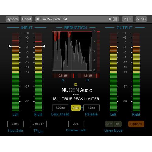 NuGen Audio ISL 2st DSP - Real Time True Peak Stereo 11-33178