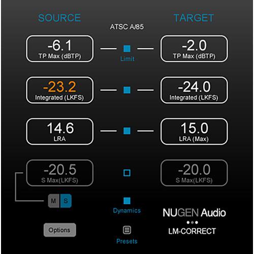 NuGen Audio LM-Correct 2 Upgrade - Auto Loudness 11-33173