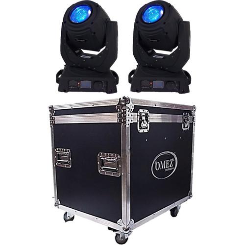 OMEZ TitanBeam 2R Moving Head Beam LED Fixture with Dual OM321