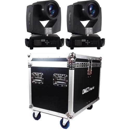 OMEZ TitanBeam 2R Moving Head Beam LED Fixture with Dual OM321