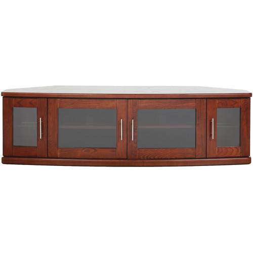 PLATEAU Newport 62 Corner TV Stand (Walnut) NEWPORT 62 (W)