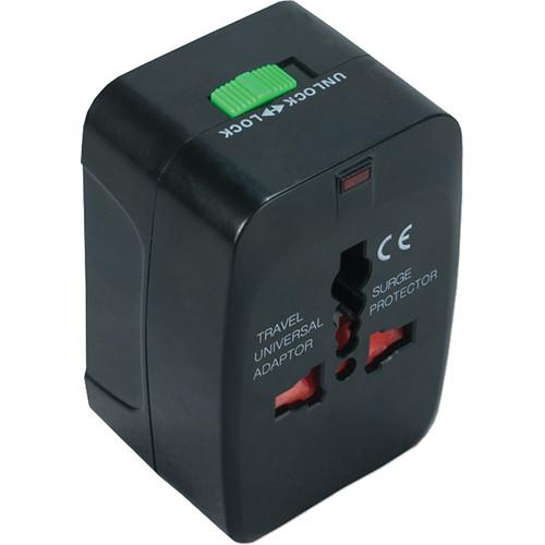 QVS World Power Travel Adapter Kit with Surge Protection PA-C3WH