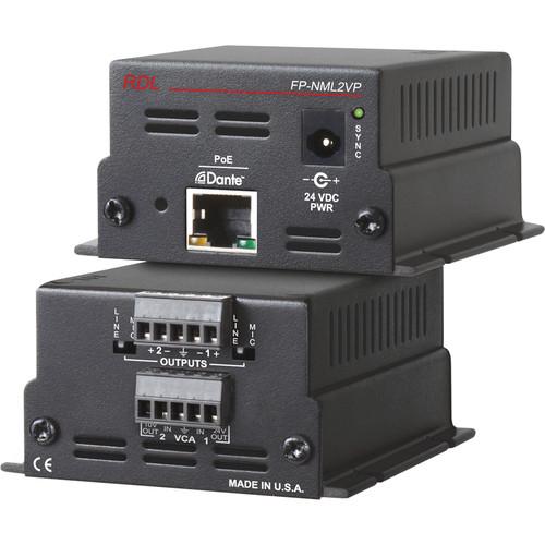 RDL FP-NML2P Network to Mic/Line Interface (PoE) FP-NML2P