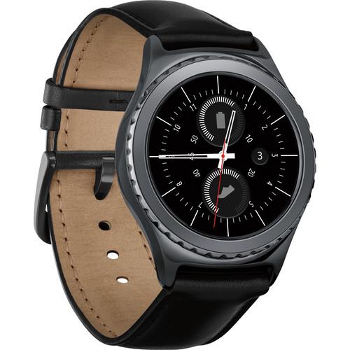Samsung Gear S2 Bluetooth Smartwatch (Black) SM-R7200ZKAXAR, Samsung, Gear, S2, Bluetooth, Smartwatch, Black, SM-R7200ZKAXAR,