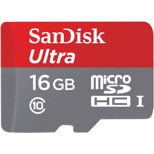 SanDisk 32GB Ultra UHS-I microSDHC Memory SDSQUNC-032G-AN6IA, SanDisk, 32GB, Ultra, UHS-I, microSDHC, Memory, SDSQUNC-032G-AN6IA,