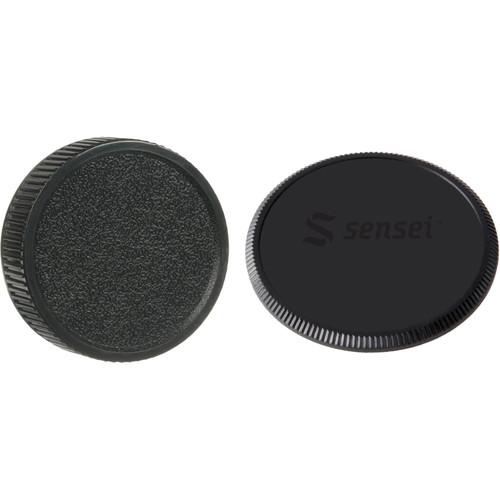 Sensei Body Cap and Rear Lens Cap Kit for Nikon F-Mount BRLCK-N